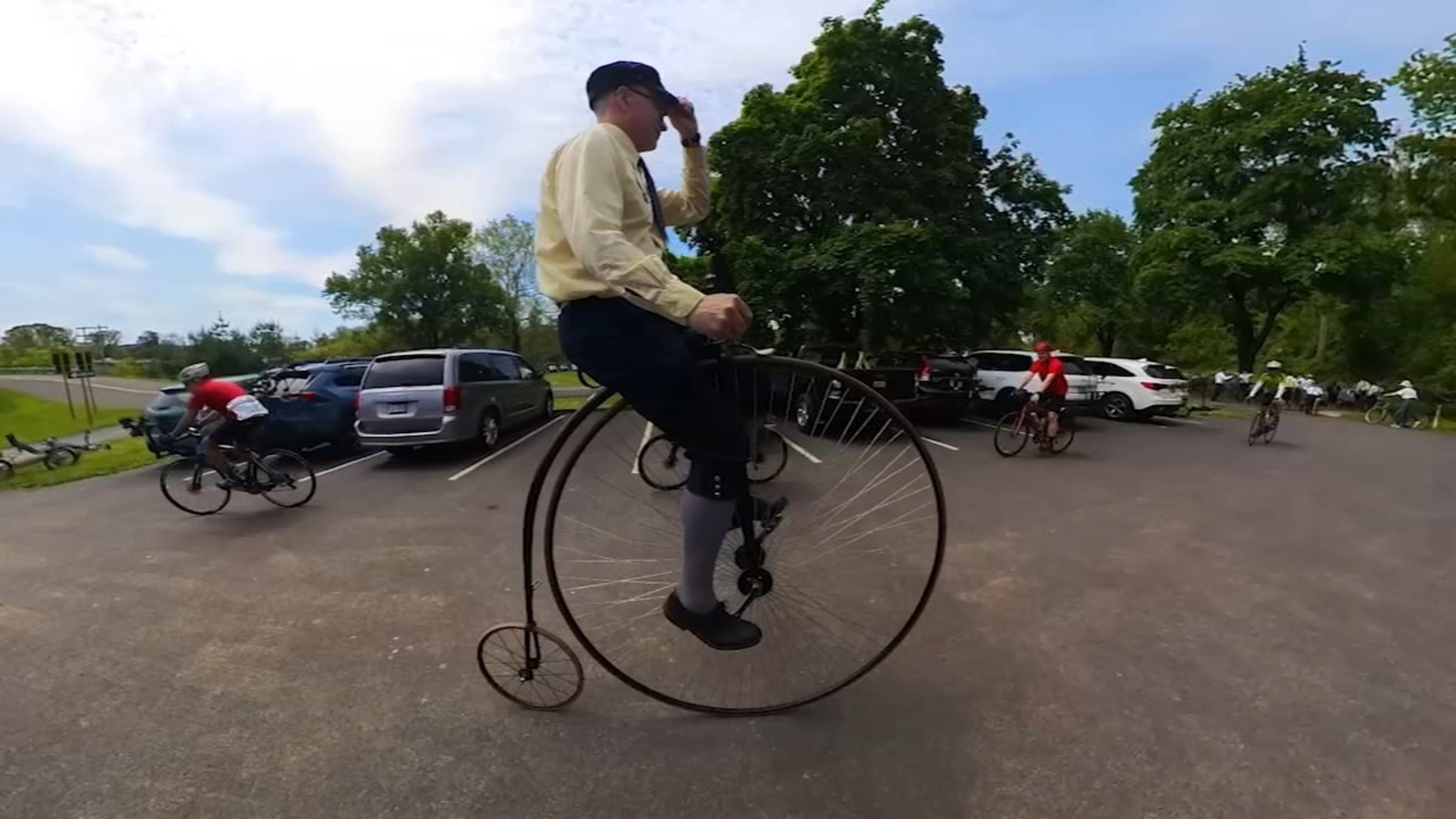 The Wheelmen antique bicycle club educates and entertains