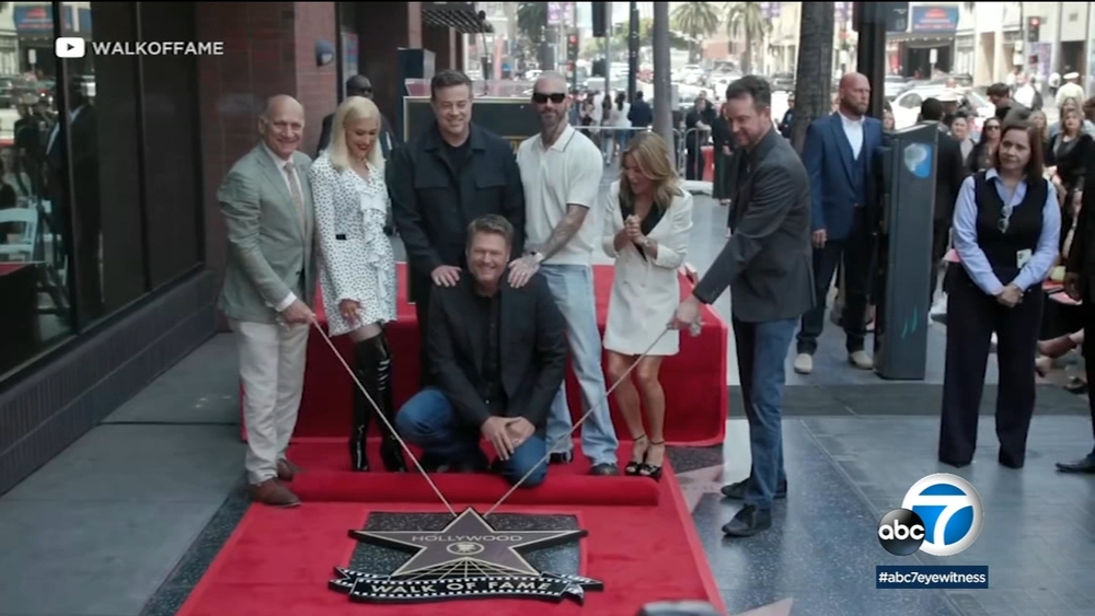 Blake Shelton honored with star on Hollywood Walk of Fame