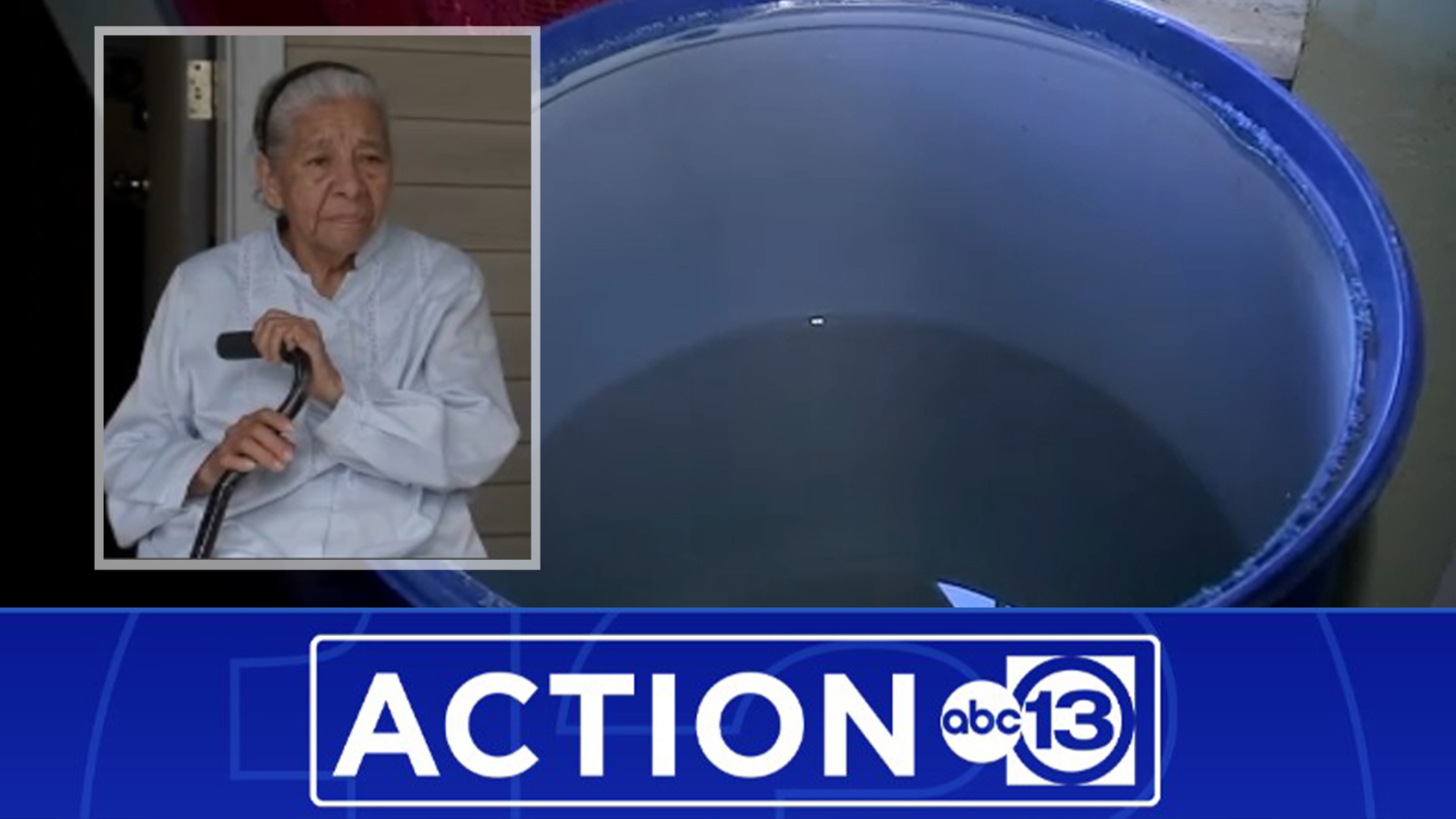 75-year-old Angelica Pena receives help from community after bathing with rainwater from roof after pipe burst in 2021 - Vimarsana News