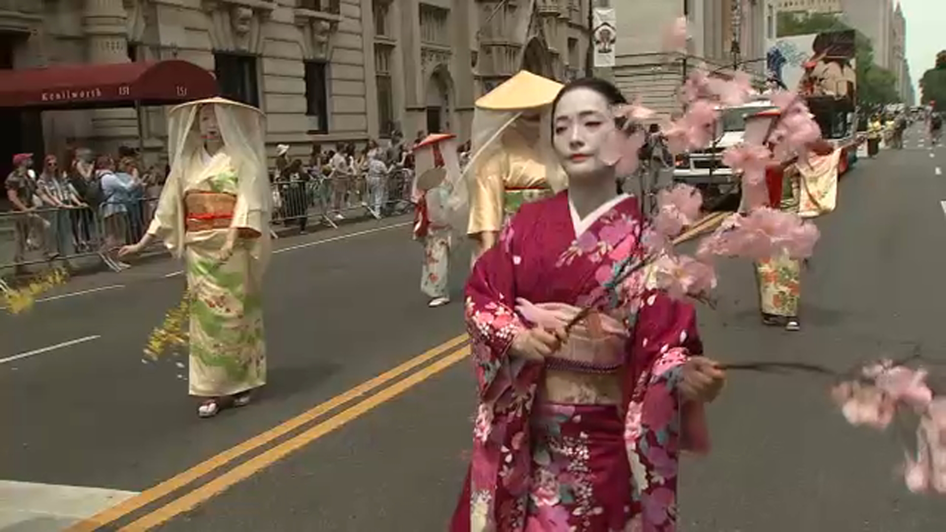 Japan Parade held along Central Park West