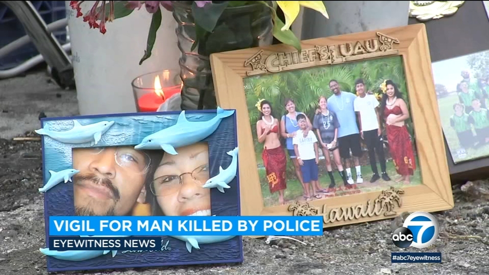 Vigil honors man fatally shot by Culver City police last year