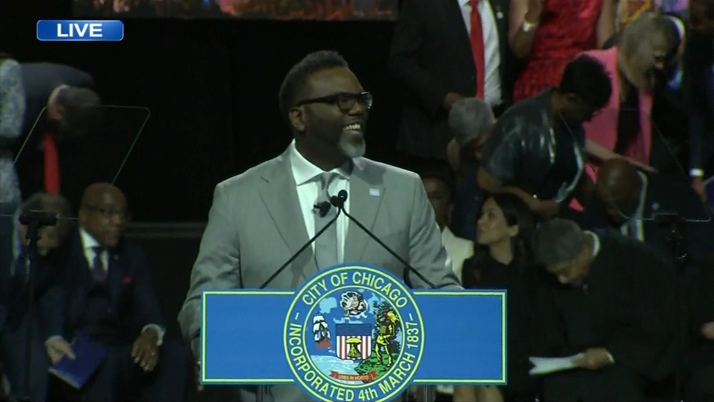 New Chicago Mayor Brandon Johnson speaks at inauguration