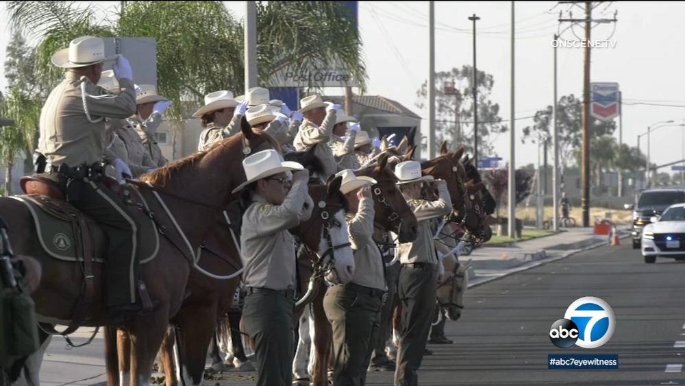 Riverside County  holds memorial for deputy killed in on-duty crash