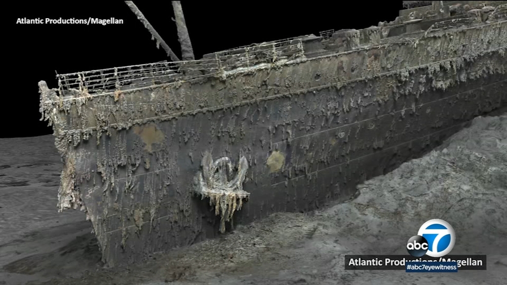 First full-size 3D scan of Titanic shows shipwreck in new light