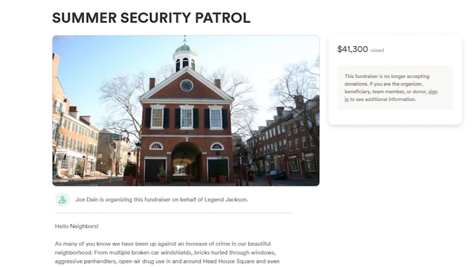 Philadelphia residents in Society Hill hire private security to deter crime - Vimarsana News