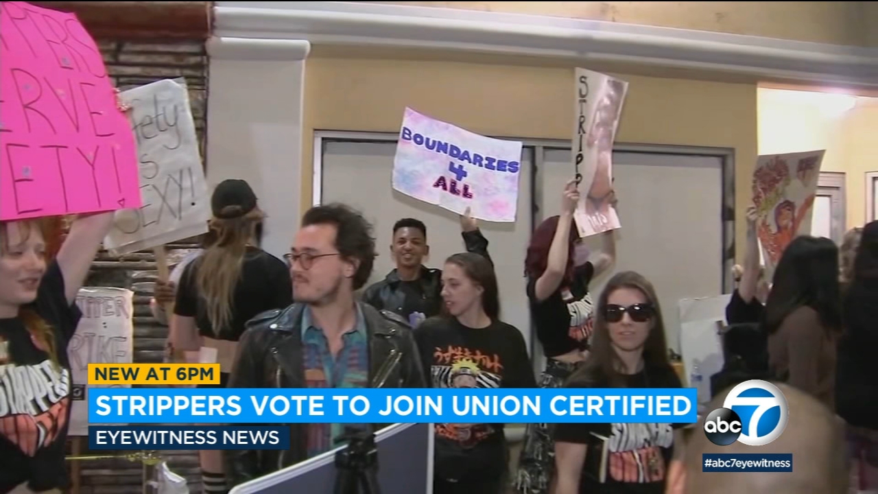 Dancers at North Hollywood bar become only unionized strippers in US