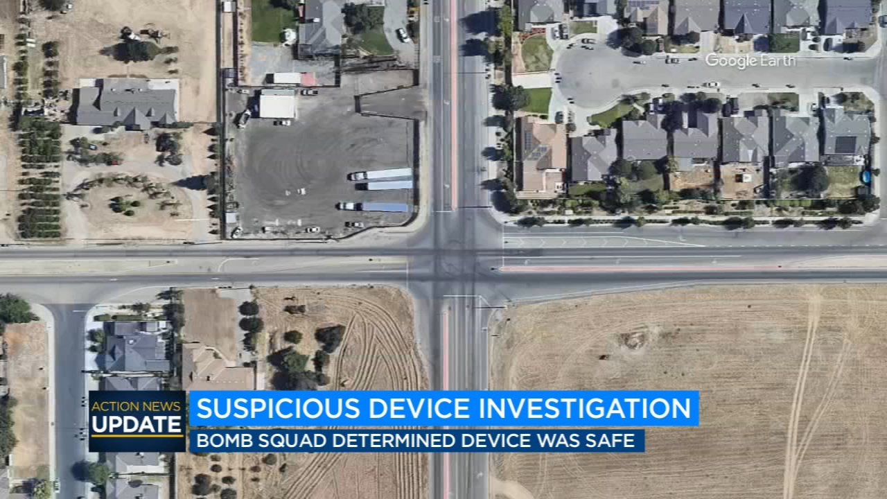 Roads reopened after 'suspicious device' found in west central Fresno