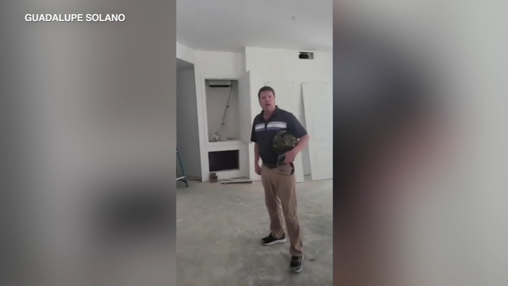 Contractor caught on video appearing to slap female worker