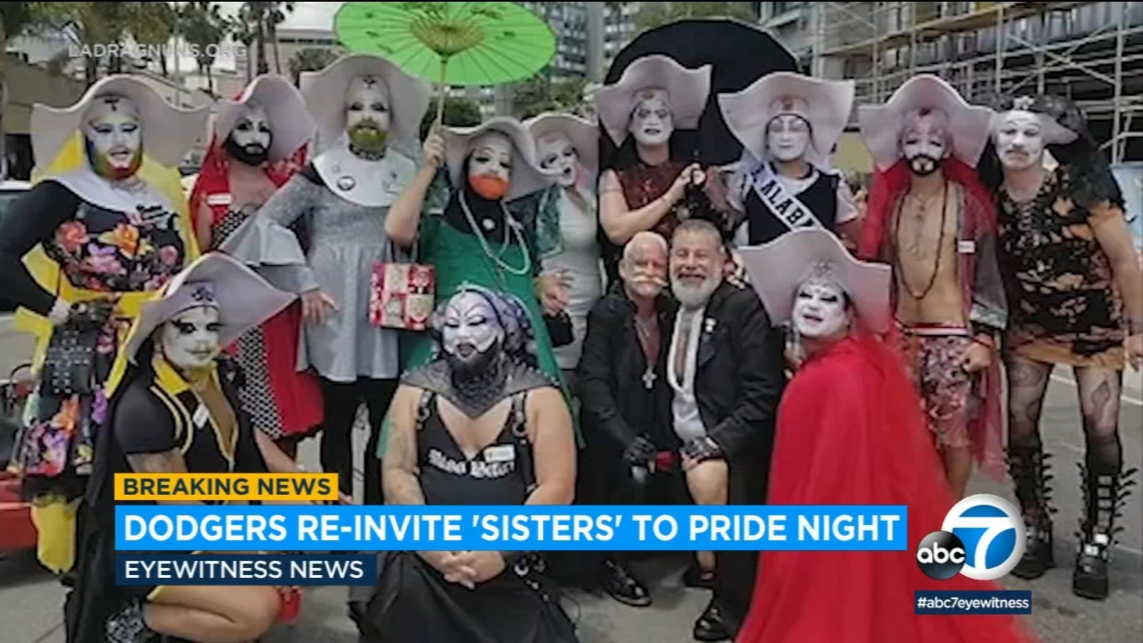 Dodgers reinvite Sisters of Perpetual Indulgence to Pride Night after backlash for disinviting them
