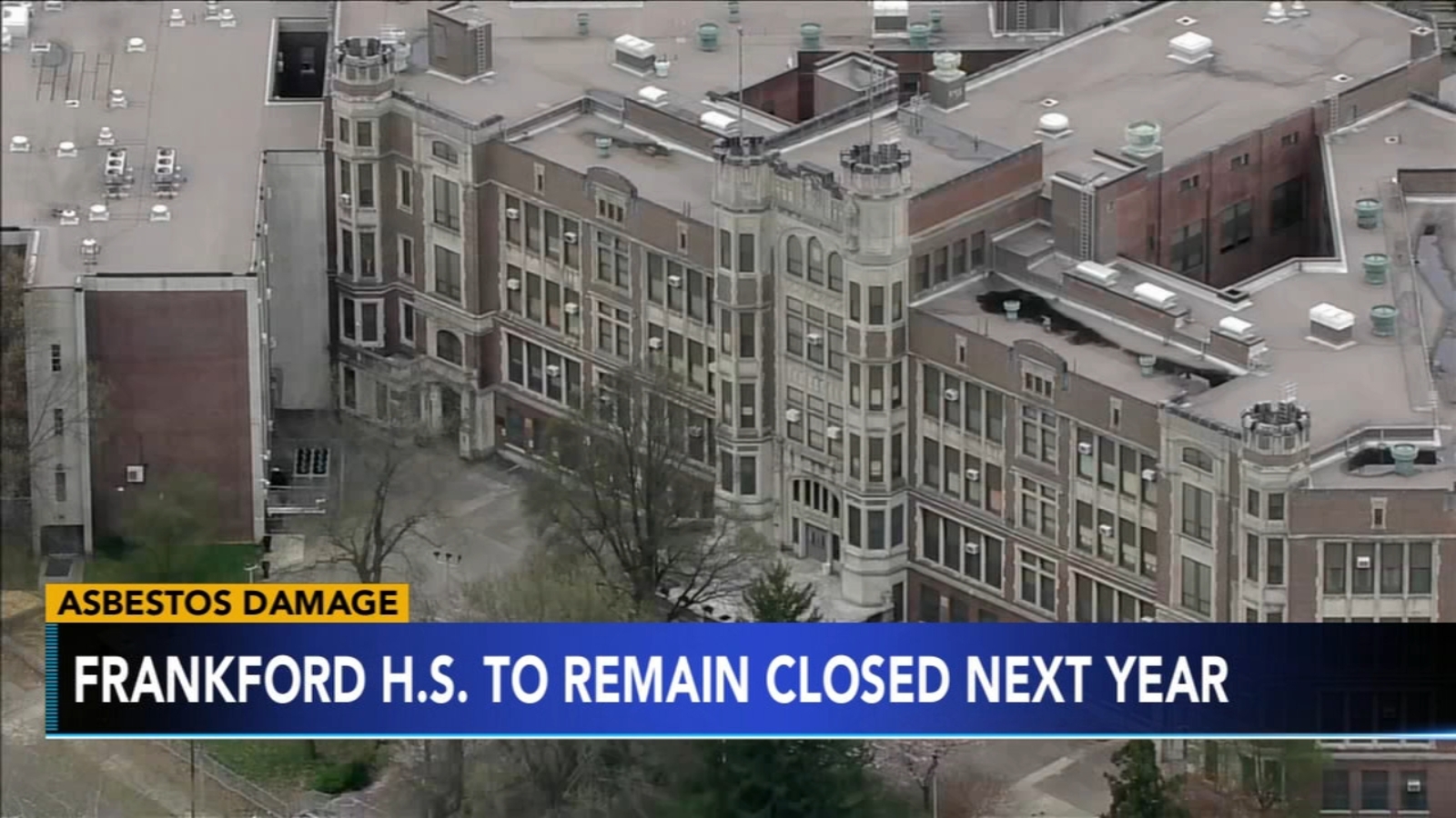 Frankford High School to likely remain closed next school year due to