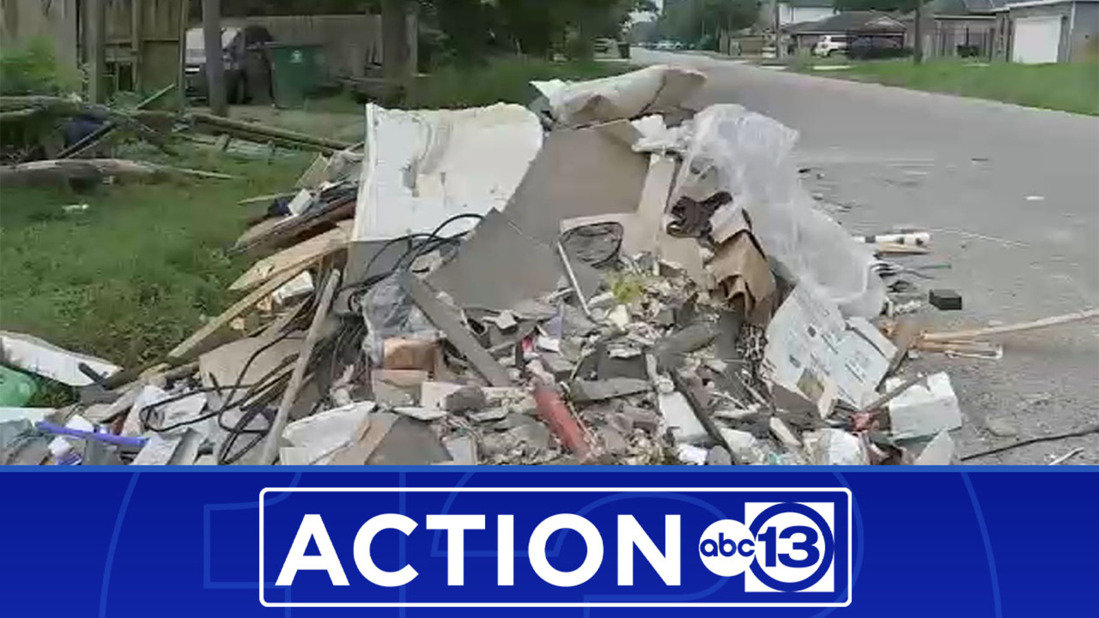 City of Houston swiftly cleans up reemerged illegal dumpsite after Action 13 steps in - Vimarsana News