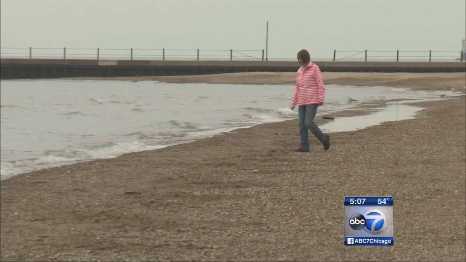 Lake Michigan water levels up, shrinking beaches ABC7 Chicago