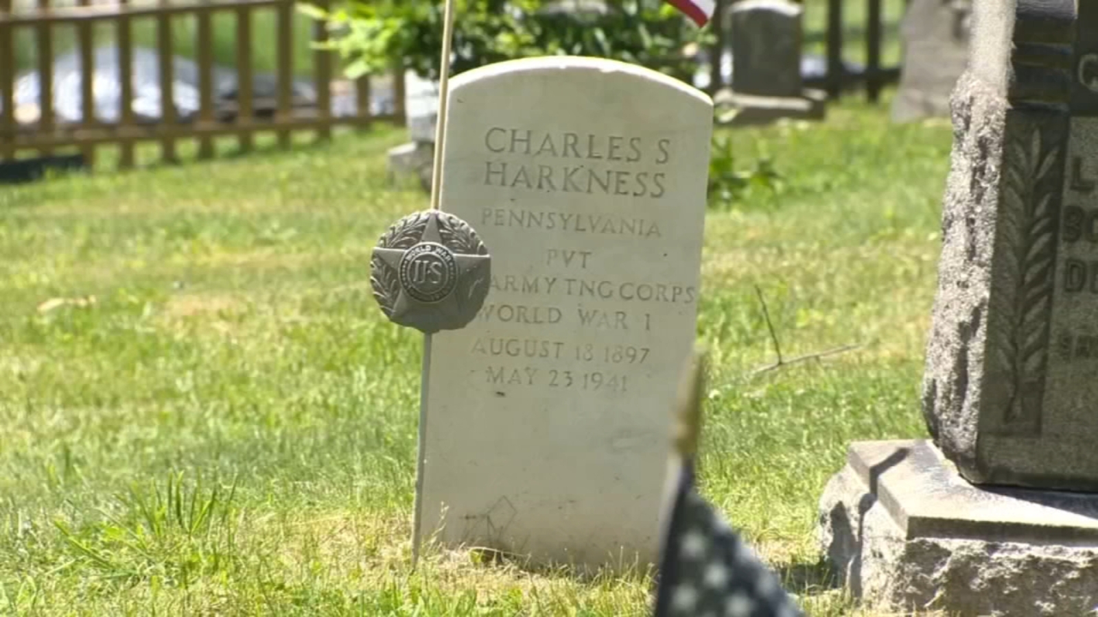 Caretaker William Bray at historic Brush Creek Reformed Presbyterian