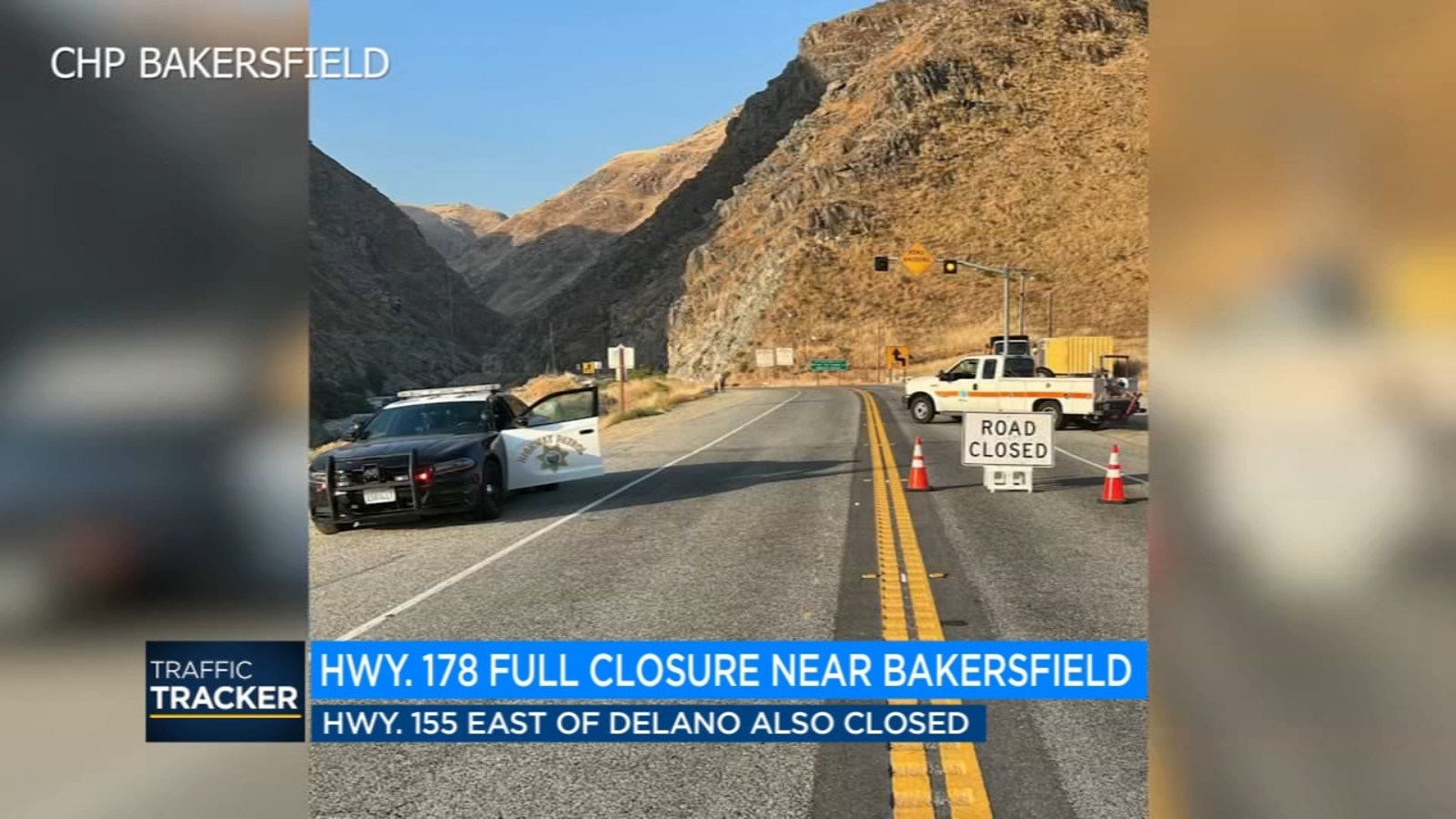 Road closures in Bakersfield and Isabella Lake Areas could disrupt