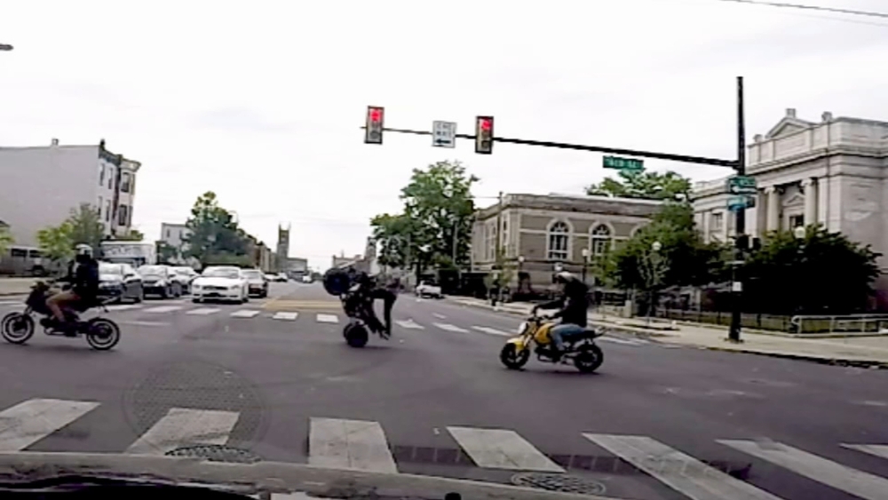 Roughly 500 dirt bikes flood streets of North Philadelphia, drive into Montgomery County