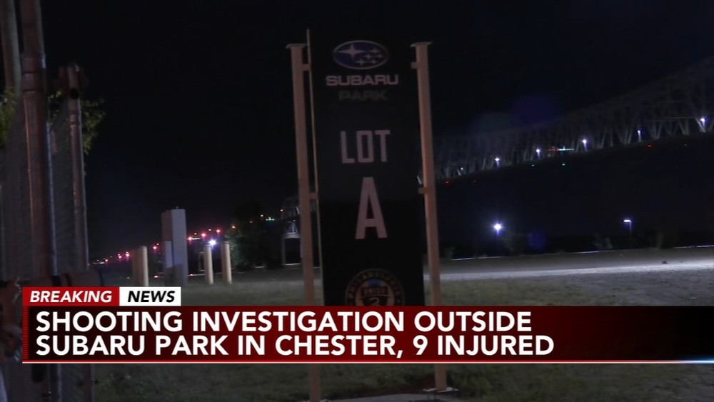 Shooting erupts outside Subaru Park in Chester; 9 injured 