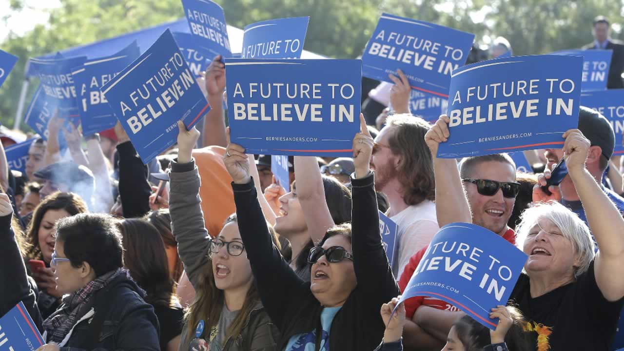Thousands flock to Bernie Sanders rally in Stockton