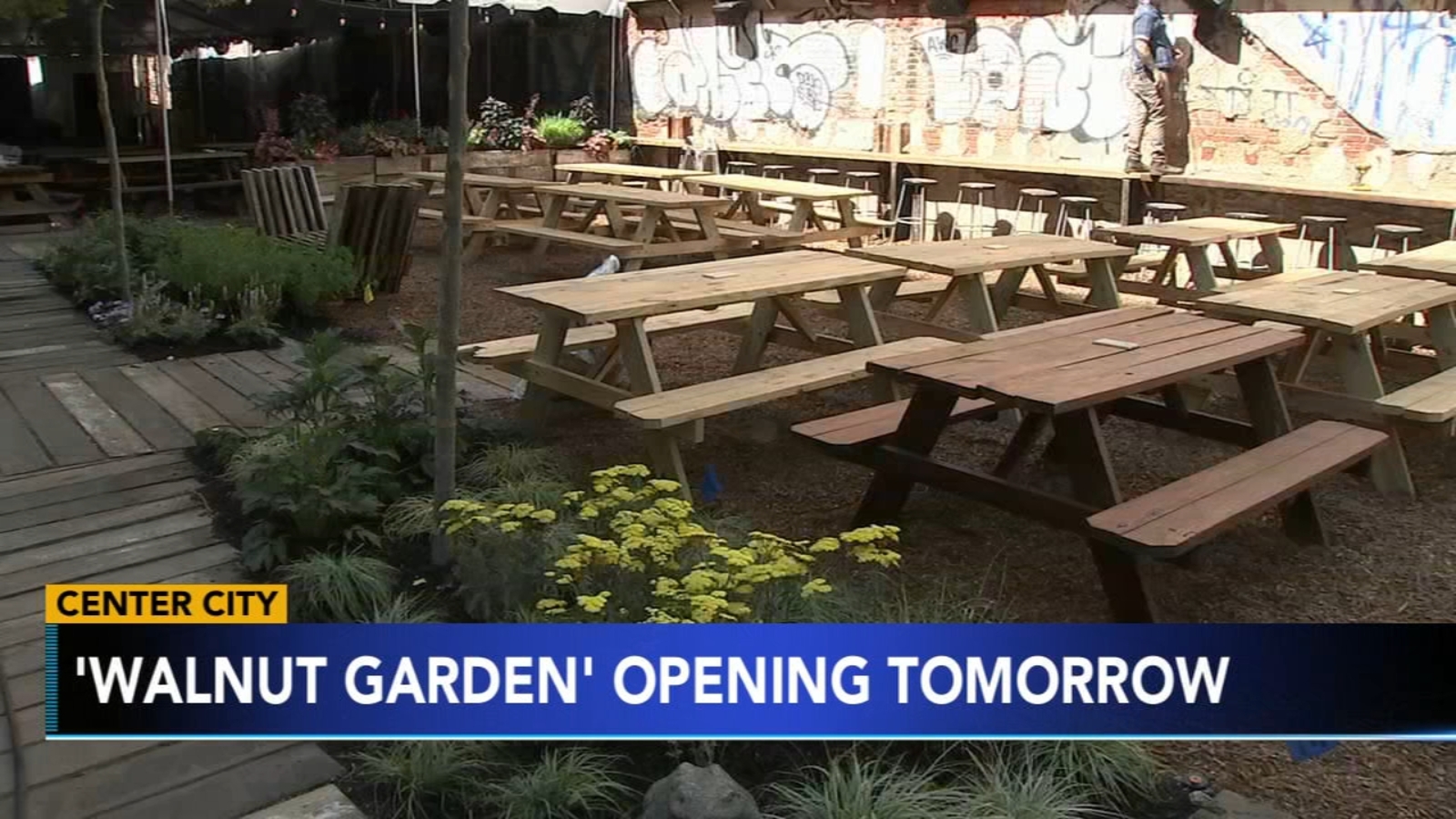 Philadelphia property destroyed by civil unrest returns as popup cocktail and beer garden