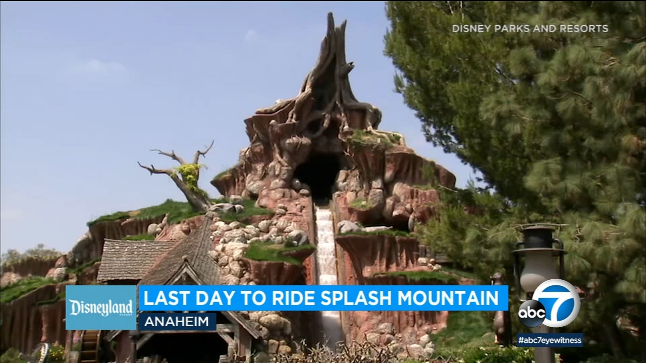Splash Mountain: Disneyland visitors say goodbye, take final ride 