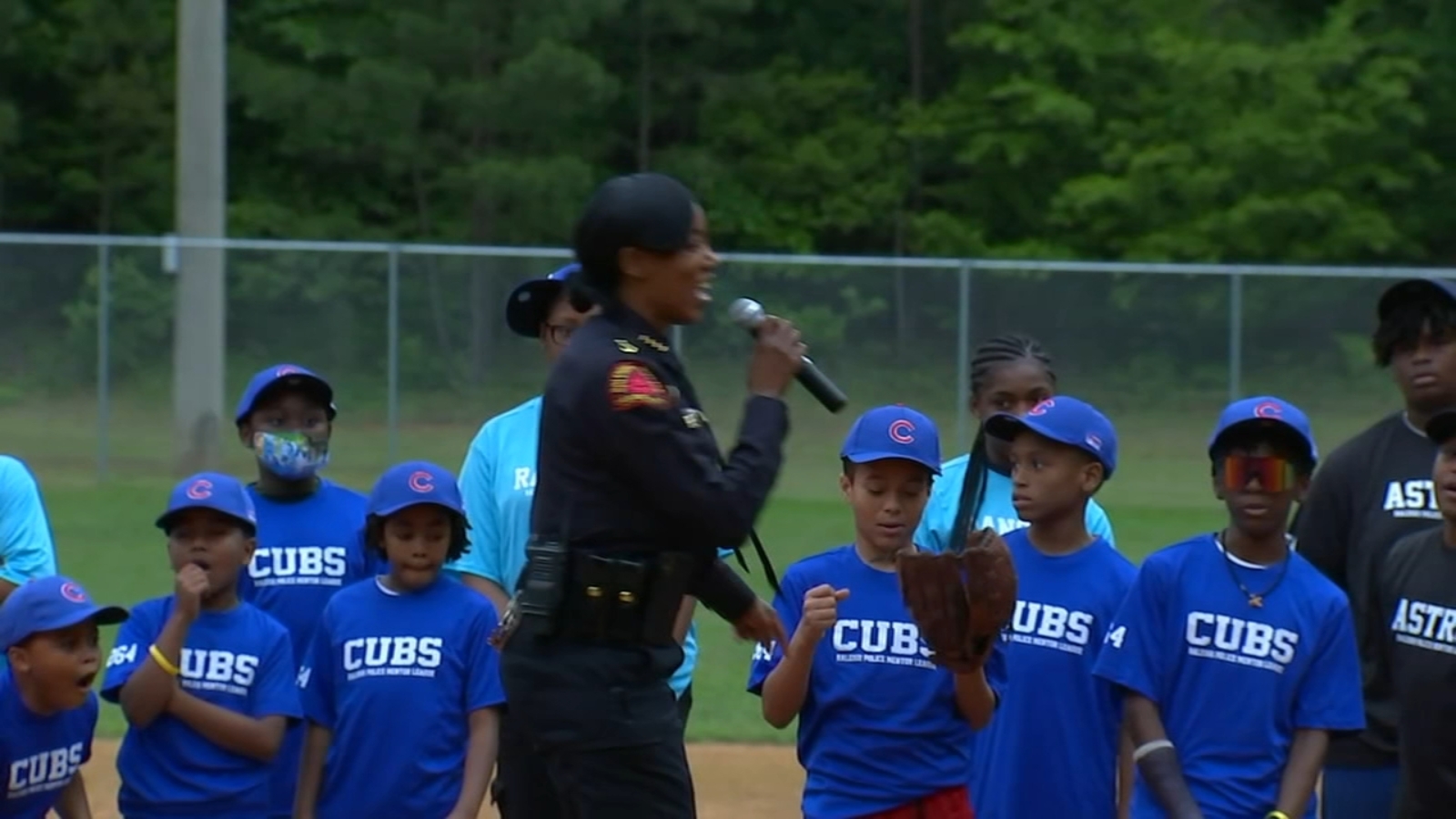 Winning pitch Raleigh Police Department hopes to build trust with youth through baseball