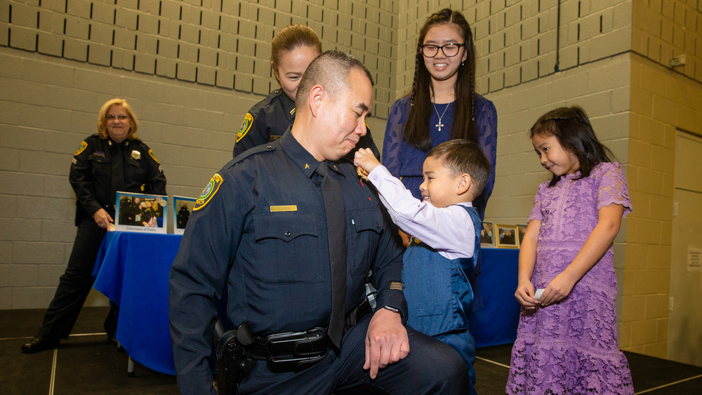 The highest ranking Asian American at HPD