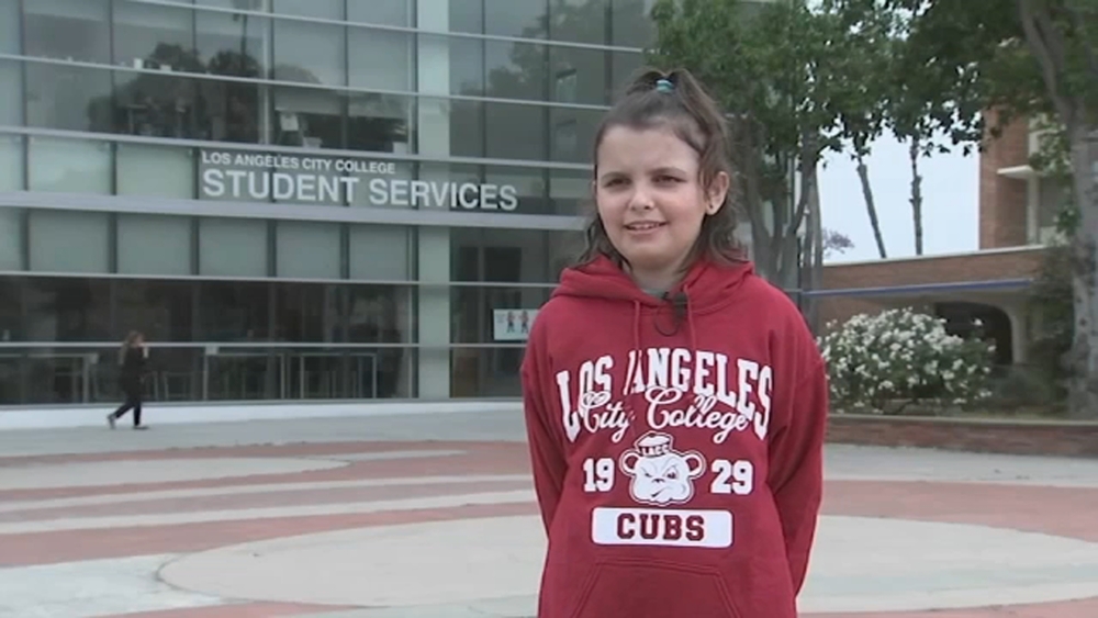 12-year-old girl graduating from LA City College with 4.0 GPA