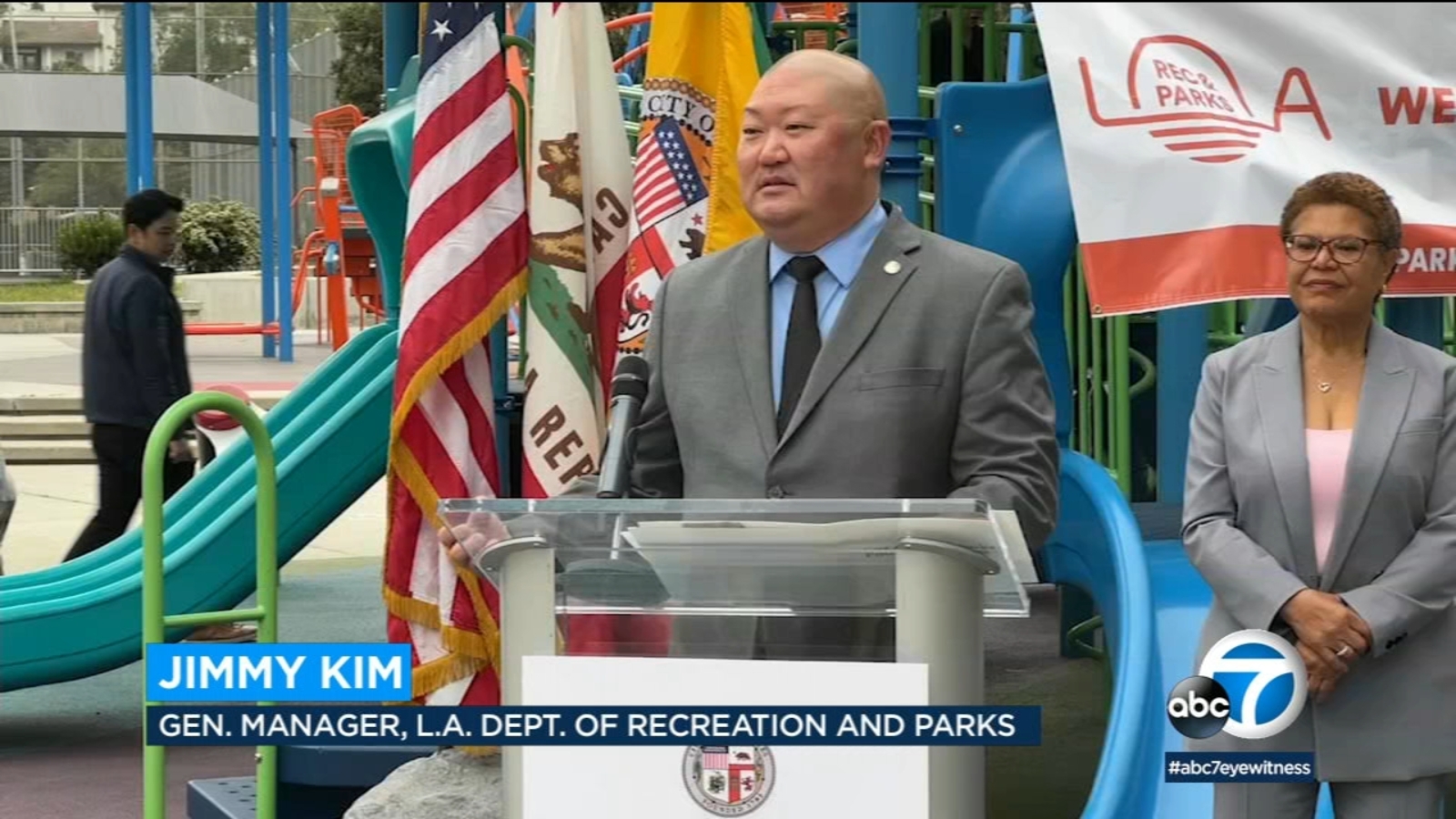 Pan Pacific Park playground reopens in Fairfax District after being