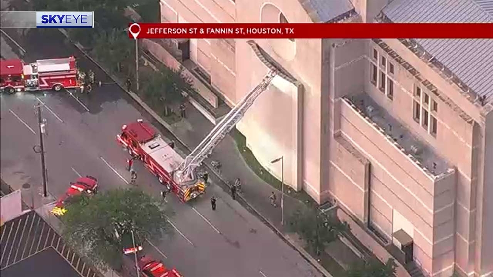 HFD responding to call at Co-Cathedral of the Sacred Heart