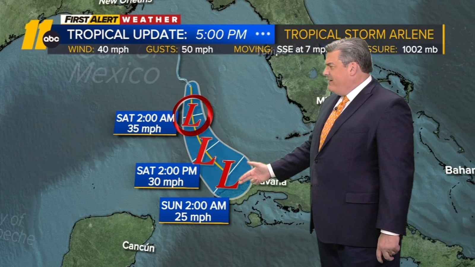 National Hurricane Center | Tropical Storm Arlene forms in Gulf of Mexico; 1st named storm of 2023 - Vimarsana News