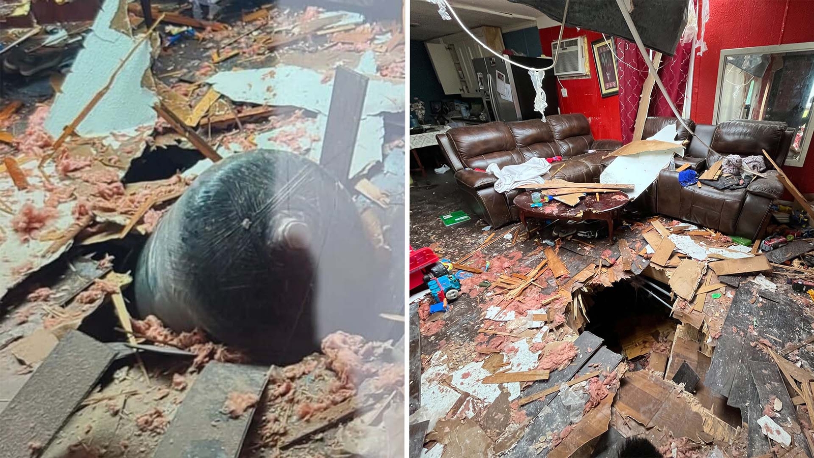 Channelview home destroyed after man accidentally bursts compressed