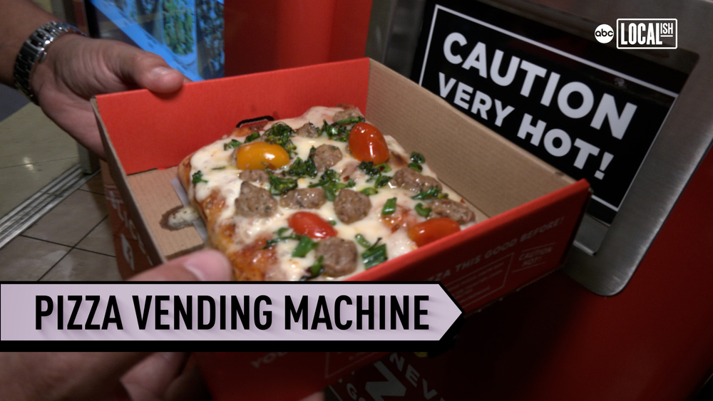 Engineer and restauranteur introduce pizza vending machine