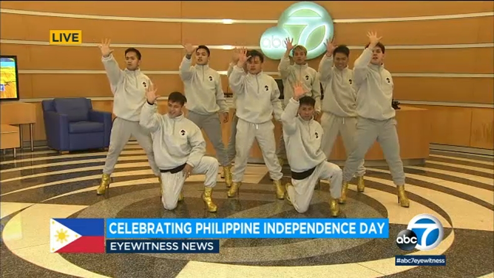 Dance group Junior New System celebrates Philippine Independence Day