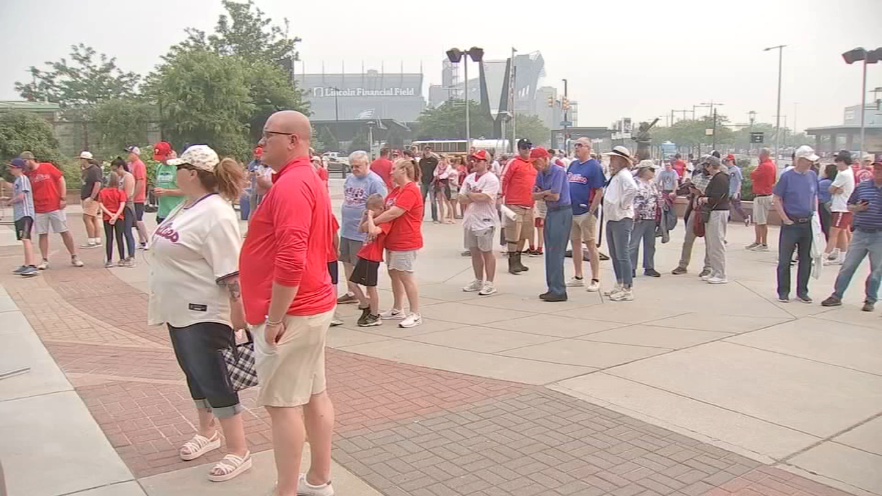 Phillies game, other events postponed due to hazardous air quality