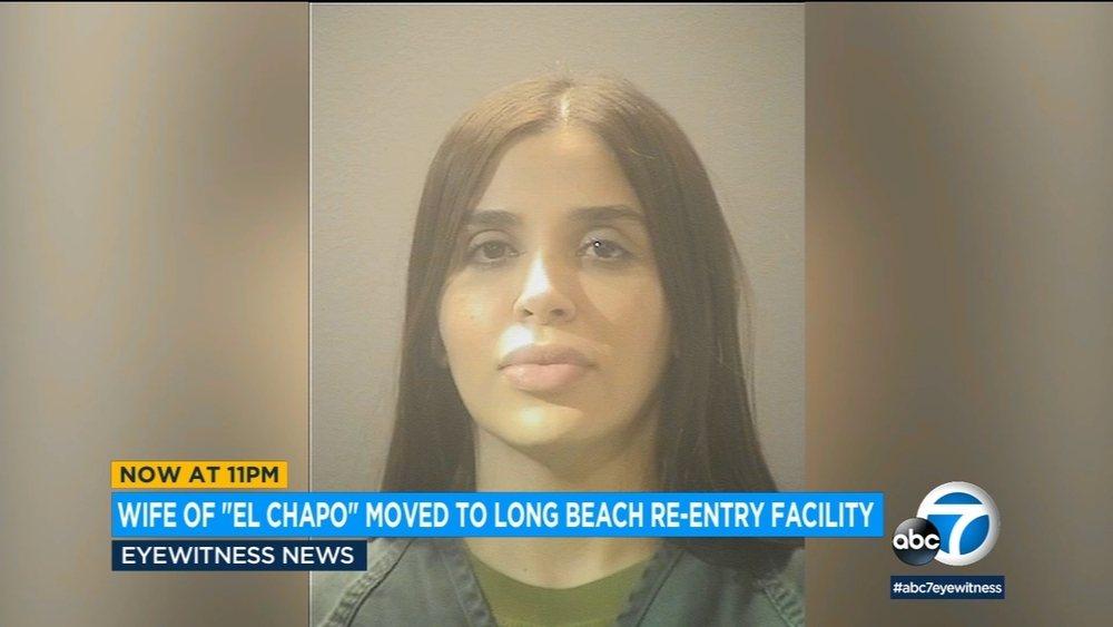 'El Chapo' Guzman's wife transferred to halfway house in Long Beach