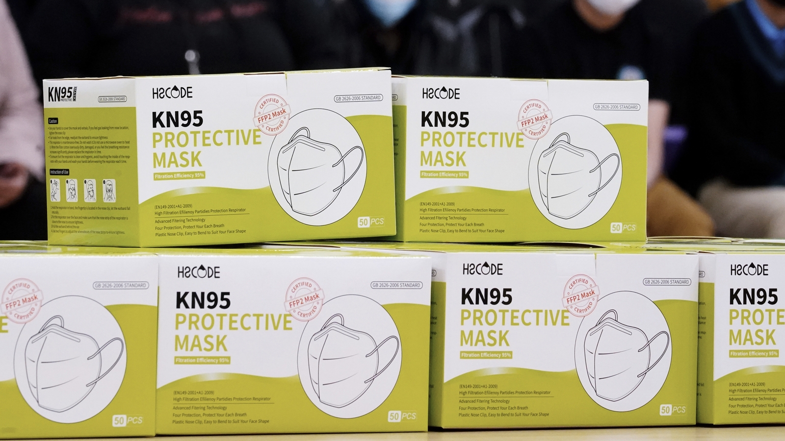 Air quality alert Here is where you can get a free KN95 mask in