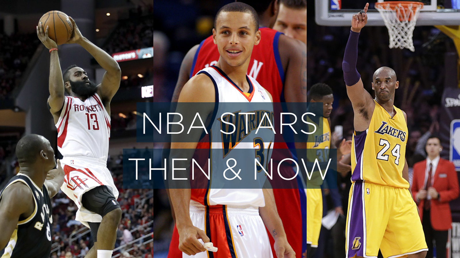 See how these NBA stars looked at the start of their careers vs. now