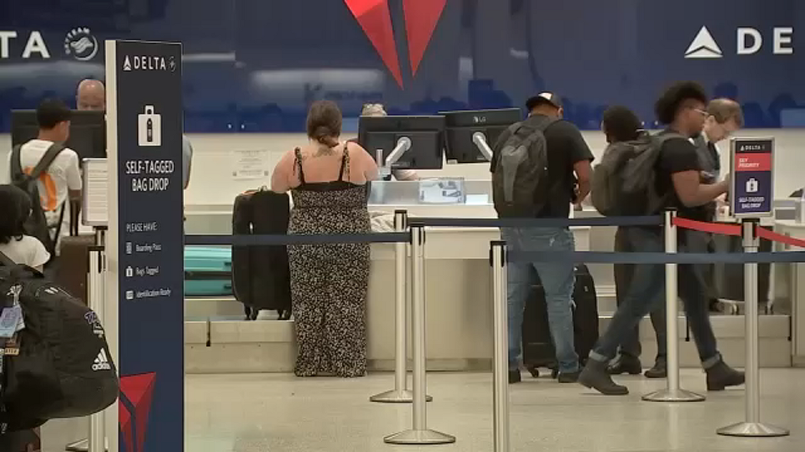 Bush Intercontinental Airport using temporary chillers after air