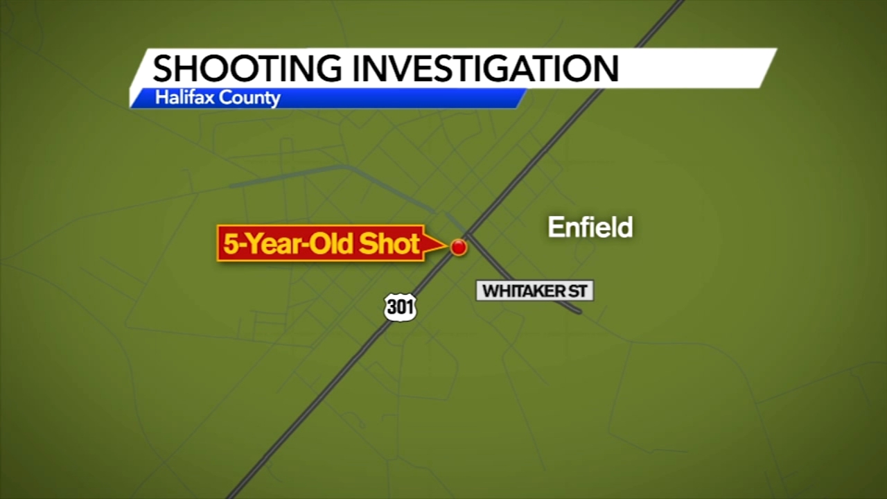 5-year-old boy shot while riding in car with father