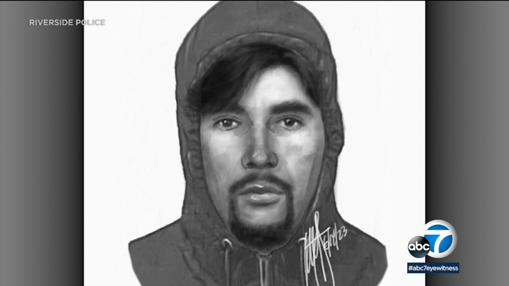 Riverside police release sketch of suspect in sex assault on trail