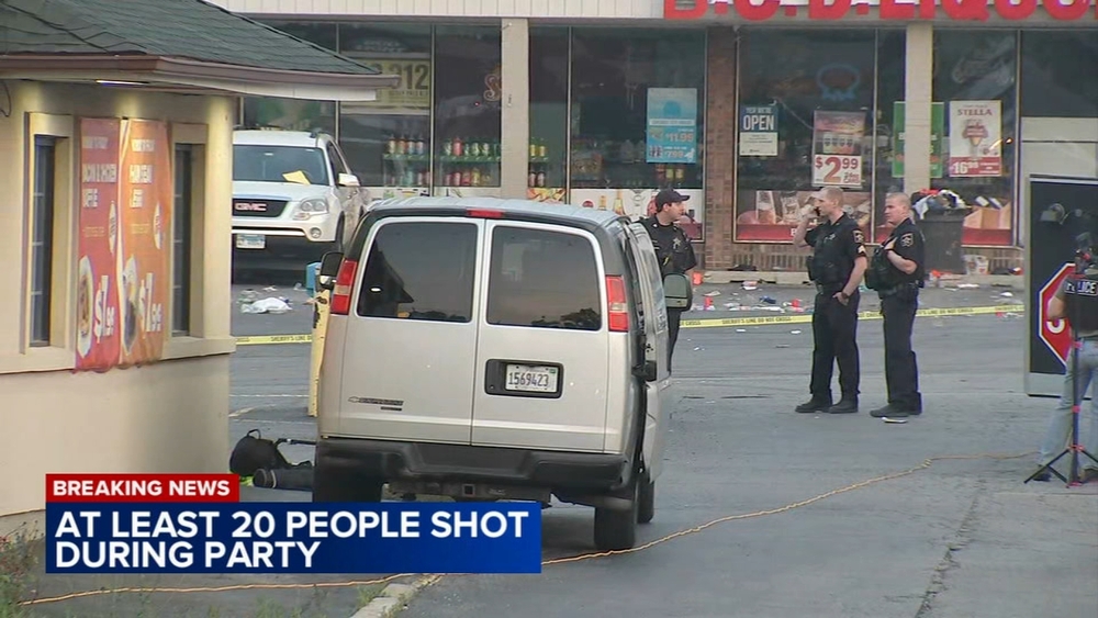 At least 20 shot, 1 fatally, in Willowbrook, officials say