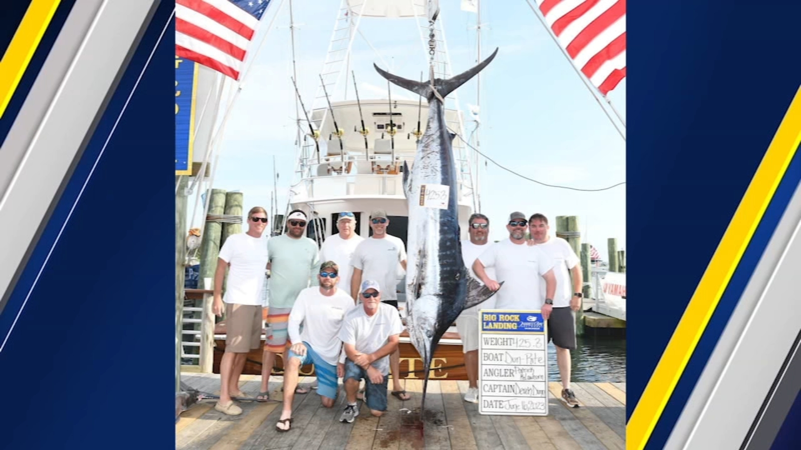 Big Rock Blue Marlin Tournament Fishing crew disqualified misses out on 3M prize due to mutilation likely shark bite WTVDTV Big Rock Blue Marlin Tournament Fishing crew disqualified misses out on 3M prize due to mutilation likely shark bite WTVDTV