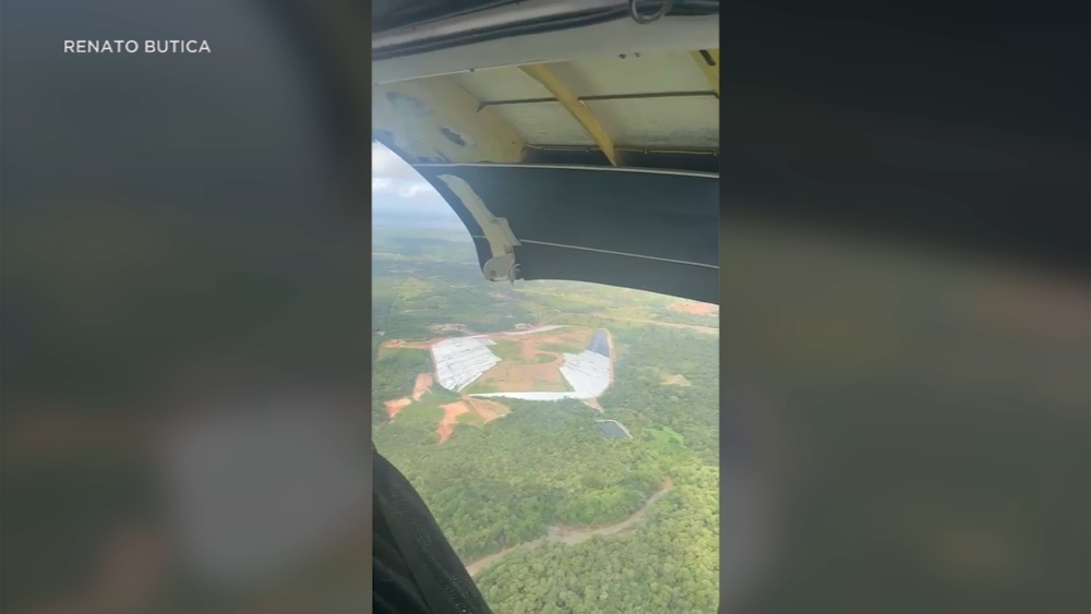 Plane door bursts open during flight over Brazil: Video
