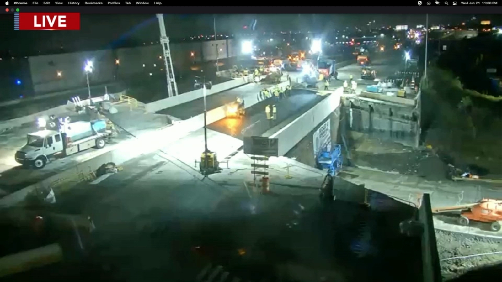 Paving begins on collapsed portion of I95 ahead of reopening this weekend Paving begins on collapsed portion of I95 ahead of reopening this weekend
