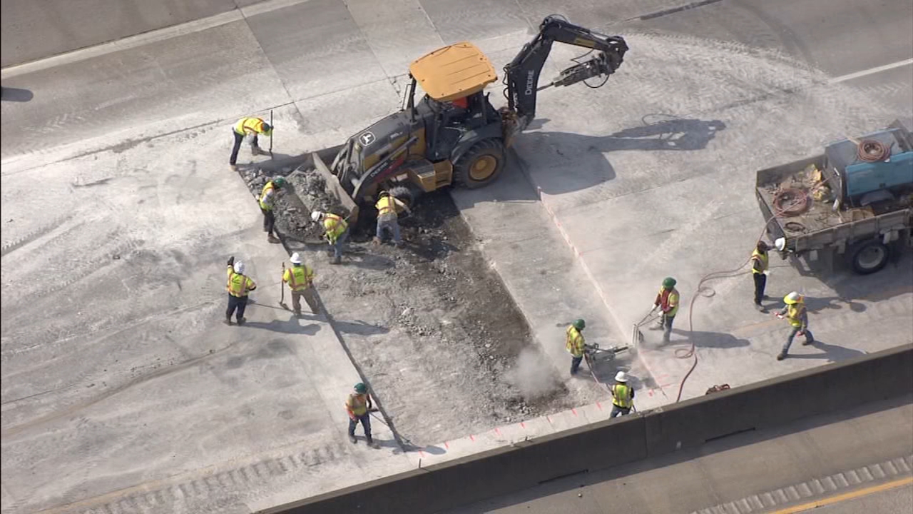 Closures reported on I-10 East Freeway due to pavement repairs: TxDOT