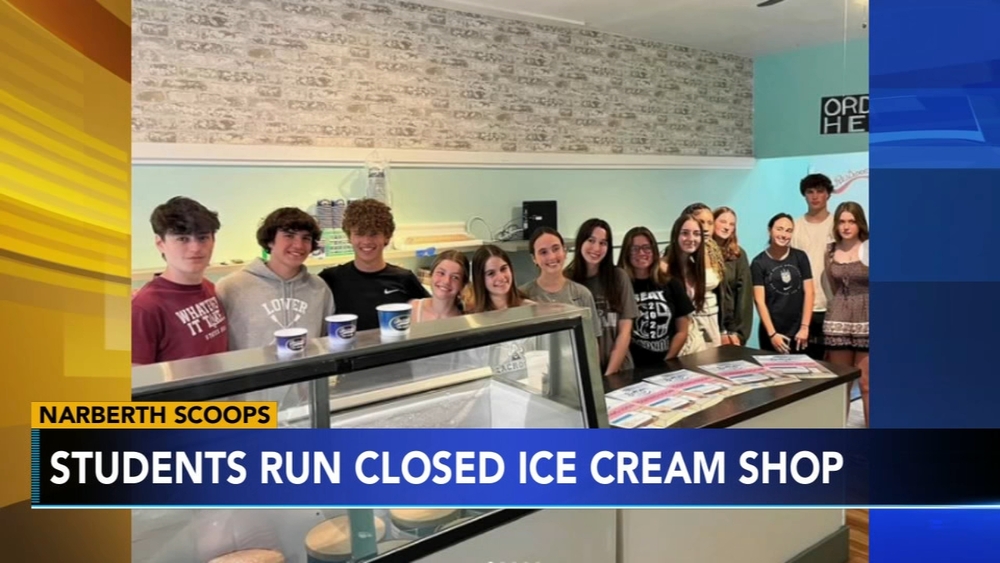 15 teens take over Narberth ice cream shop for summer