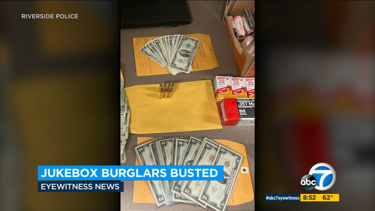 Suspects in string of jukebox burglaries across SoCal arrested