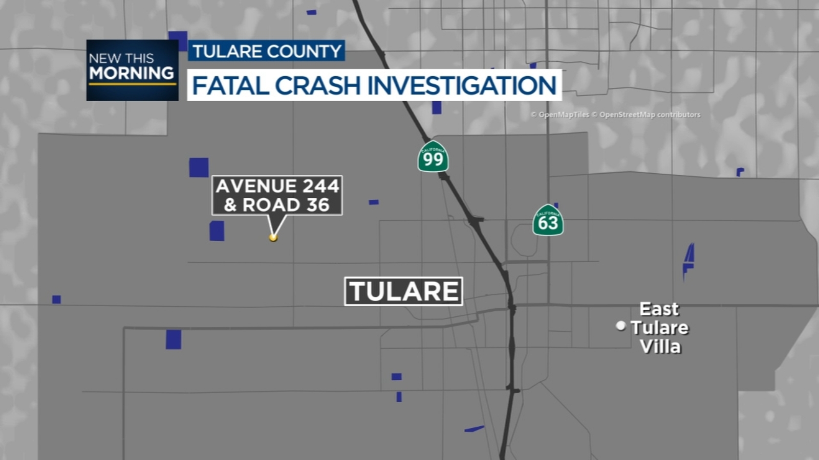 1 person dead following Tulare County crash, CHP investigating - ABC30 ...