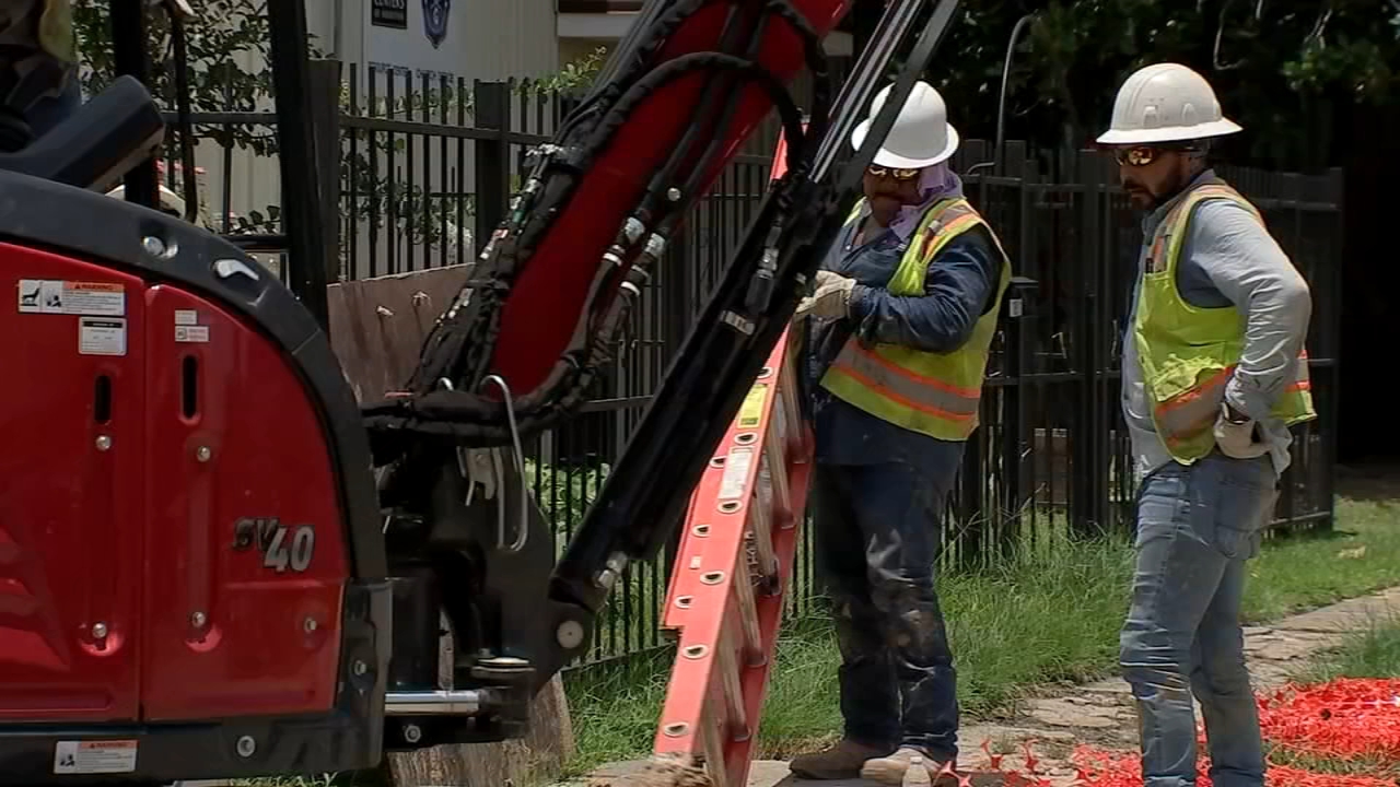 N. Houston work crews dealing with stolen equipment in broad daylight