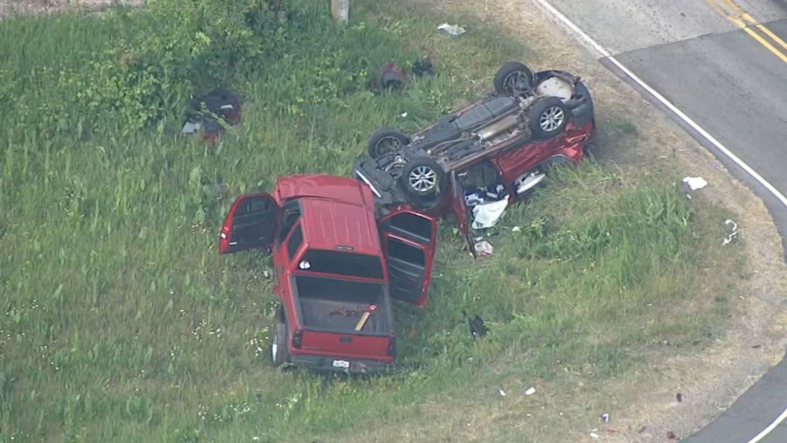 Woodstock crash at Route 14 and North Rose Farm Road leaves 4 hospitalized, including child - Vimarsana News