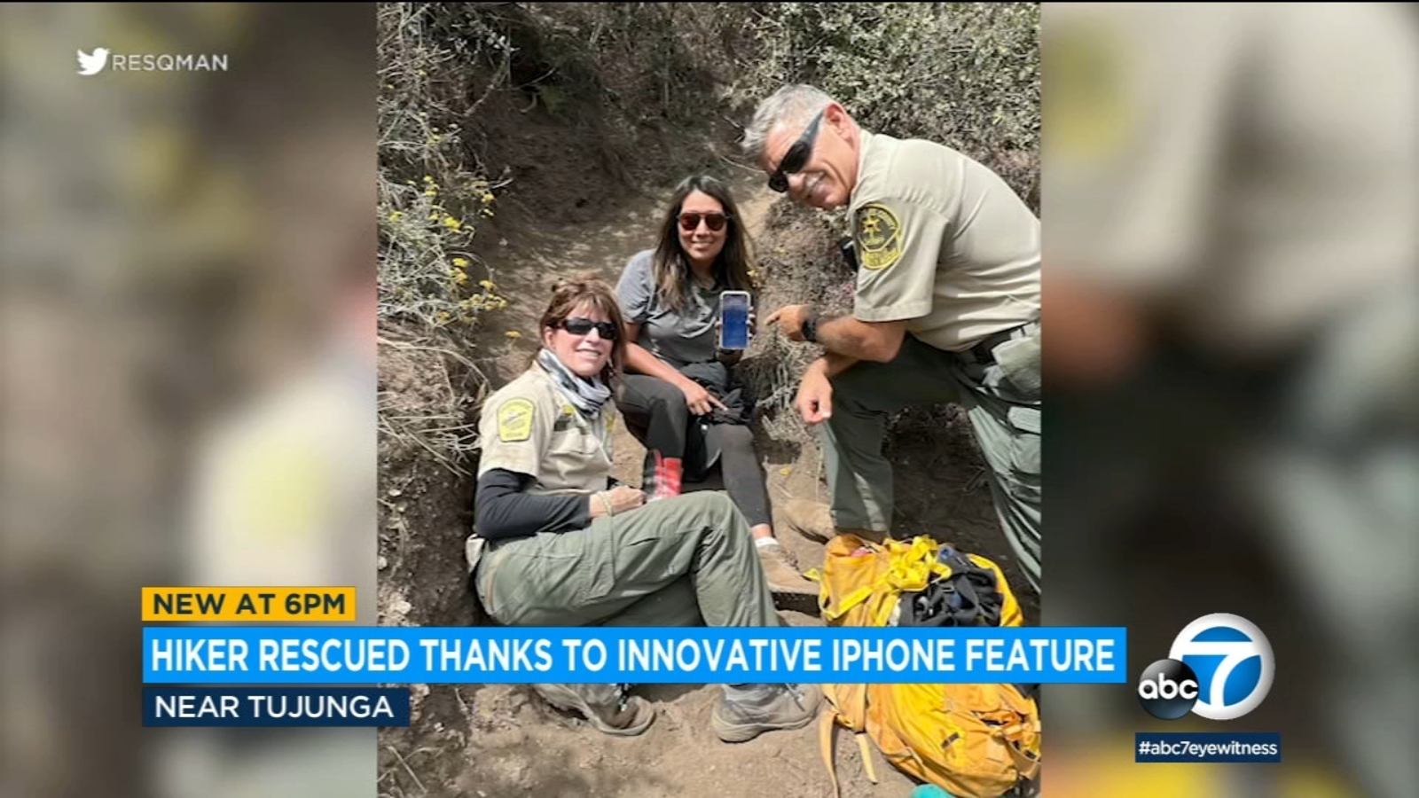 iPhones SOS feature saves woman who injured ankle during hike in Tujunga iPhones SOS feature saves woman who injured ankle during hike in Tujunga